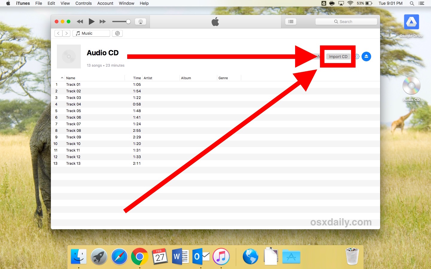 easy way to rip cd to mp3 mac itunes